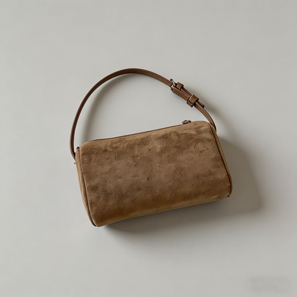 Vintage Suede Cylinder Mini Ha - Shopdayla Wholesale - #2546