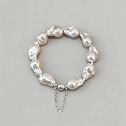 Luxe Baroque Pearl Magnetic Cl - Shopdayla Wholesale - #7778