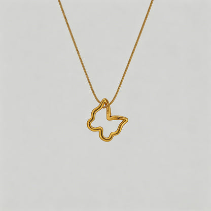 Open Shape Snake Chain Necklac - Shopdayla Wholesale - #8706