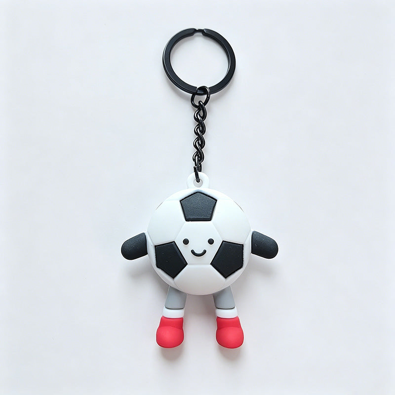 Sports Ball Cartoon Keychains - Shopdayla Wholesale - #7202