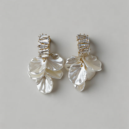 Orchid Flower Earrings - Shopdayla Wholesale - #1954