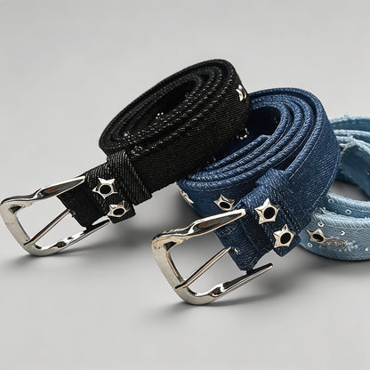 Denim Canvas Pin Buckle Belt - Shopdayla Wholesale - #8642