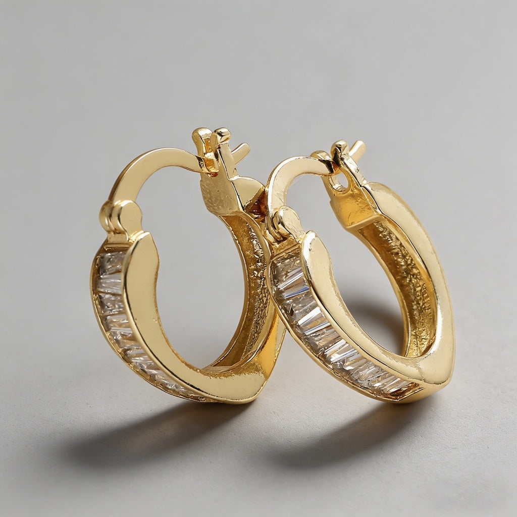Luxury Zircon 18K Gold Plated - Shopdayla Wholesale - #7138