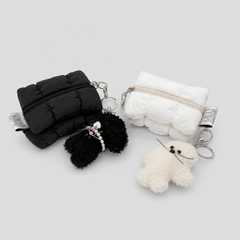 Mini Padded Fabric Keychain Co - Shopdayla Wholesale - #0258