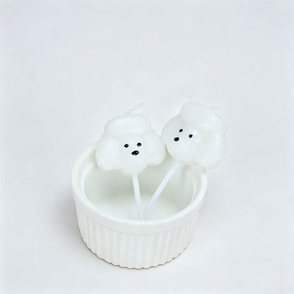 Poodle Party Candles
