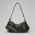 Buckle-Design Hobo Shoulder Ba - Shopdayla Wholesale - #0210