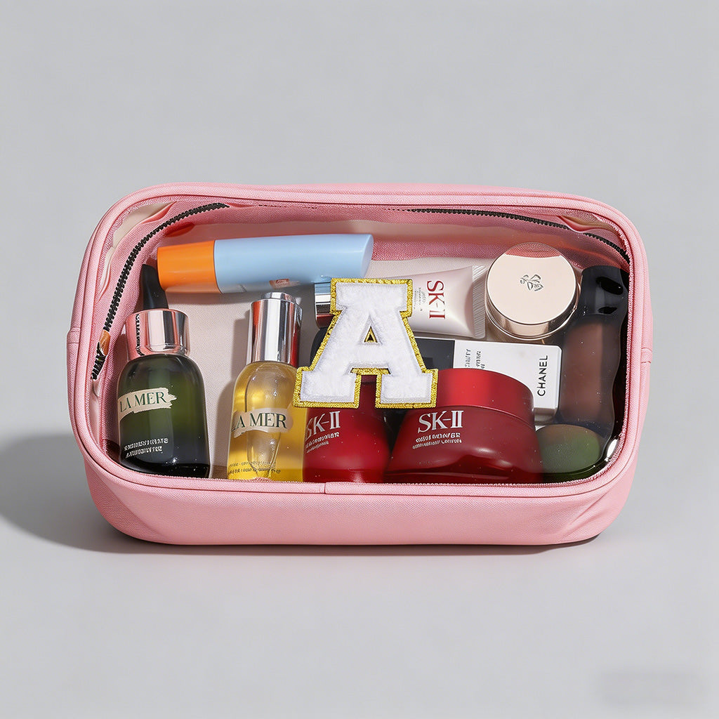 Clear Initial Travel Case - Shopdayla Wholesale - #0626
