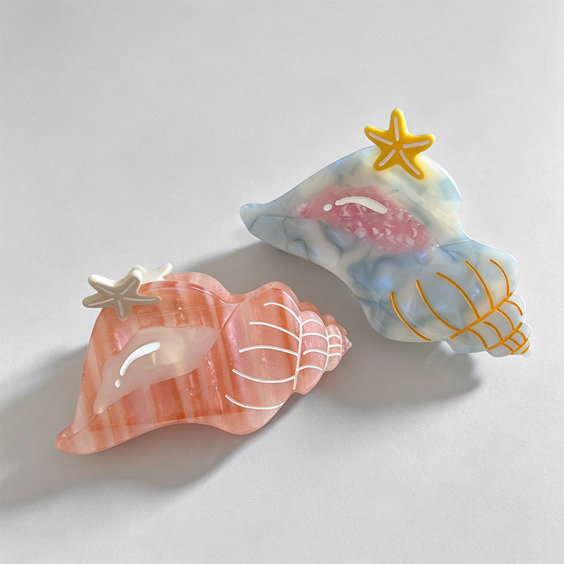 Whimsical Ocean Conch Shaped H - Shopdayla Wholesale - #8610