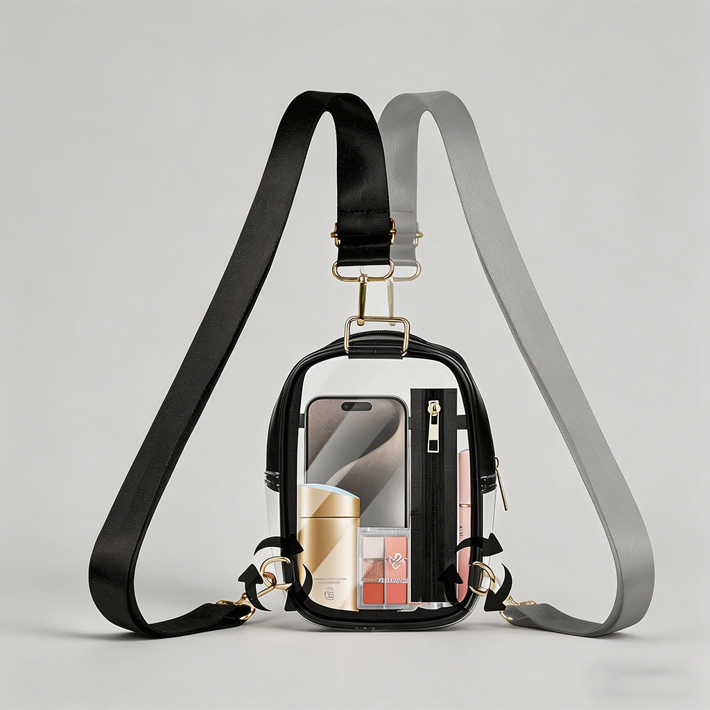 Clear Crossbody Initial Bag - Shopdayla Wholesale - #4306
