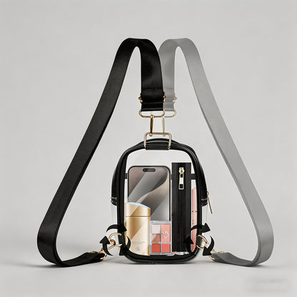 Clear Crossbody Initial Bag - Shopdayla Wholesale - #4306