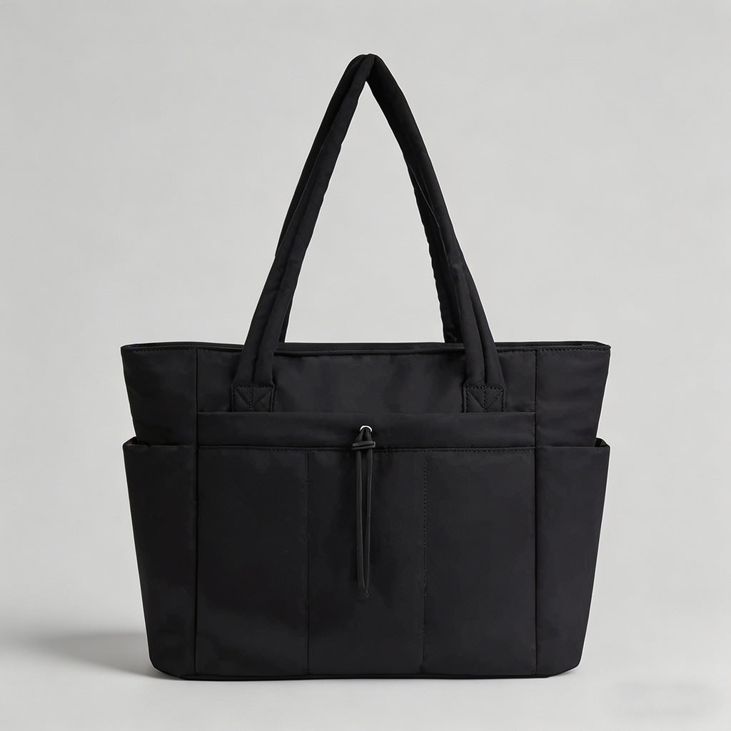 Multi-Pocket Quilted Tote Bag - Shopdayla Wholesale - #4130
