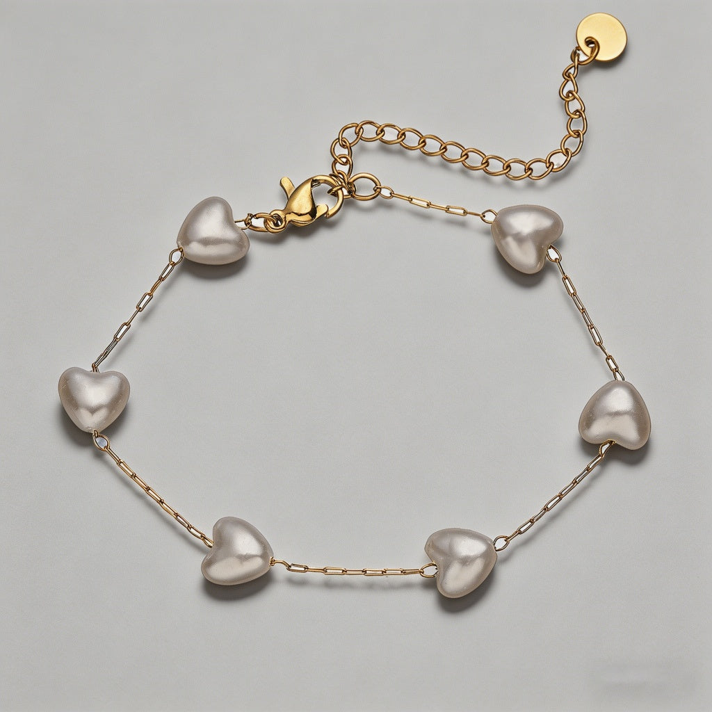 Baroque Pearl Dainty Gold Brac - Shopdayla Wholesale - #1106