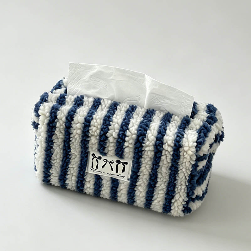 Festive Gingham Plush Tissue B - Shopdayla Wholesale - #2770