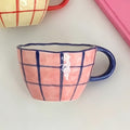 Hand Pinched Ceramic Plaid Bre - Shopdayla Wholesale - #9346