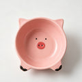 Lovely Pink Piggy Ceramic Sauc - Shopdayla Wholesale - #8962