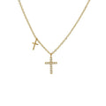 Double Cross Pendant Necklace - Shopdayla Wholesale - #0898