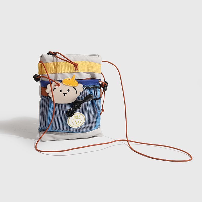 Dog Drawstring Crossbody Pouch