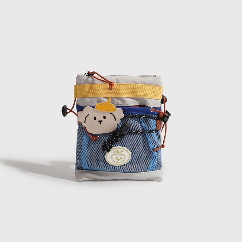 Dog Drawstring Crossbody Pouch