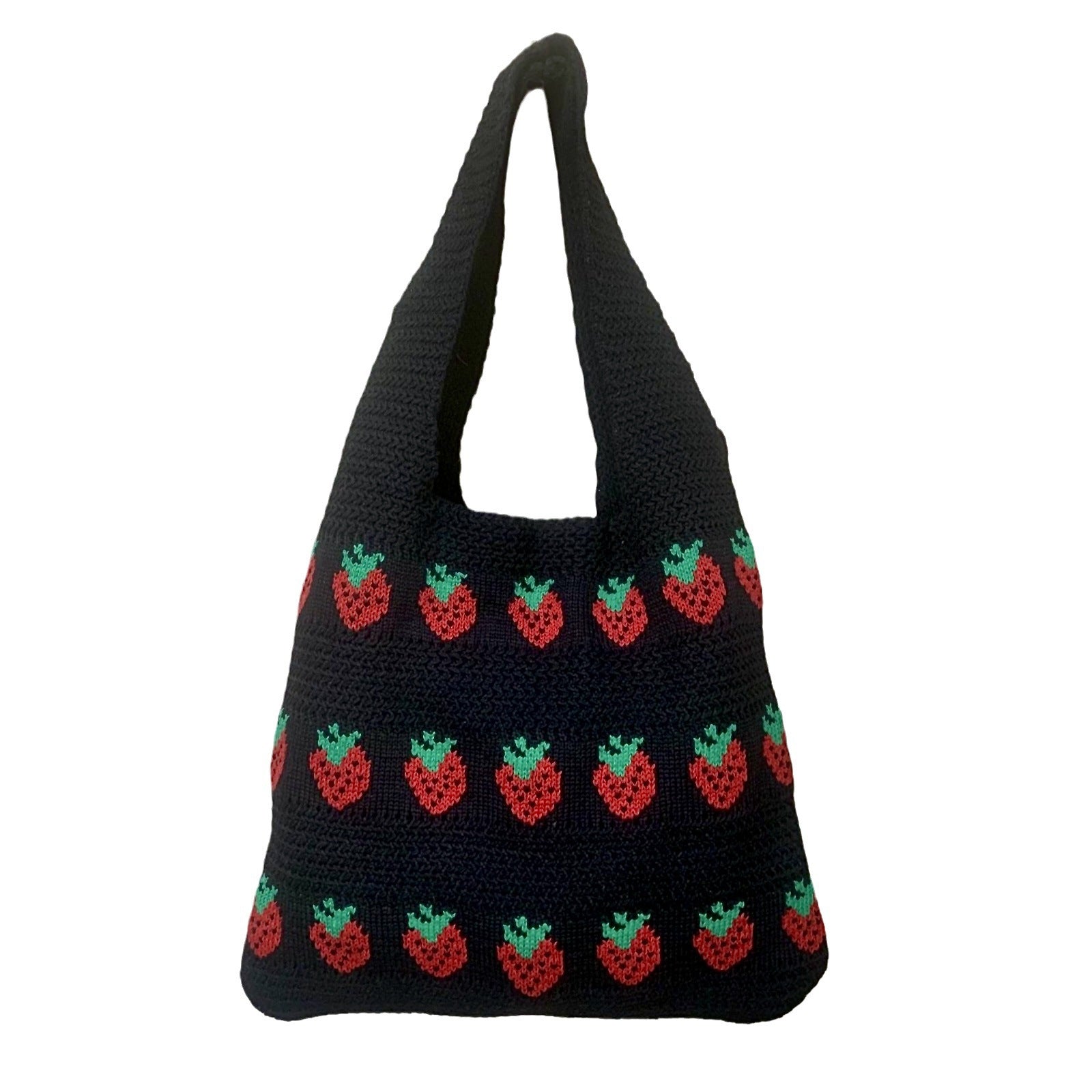 Strawberry Pattern Knitted Tot - Shopdayla Wholesale - #7650