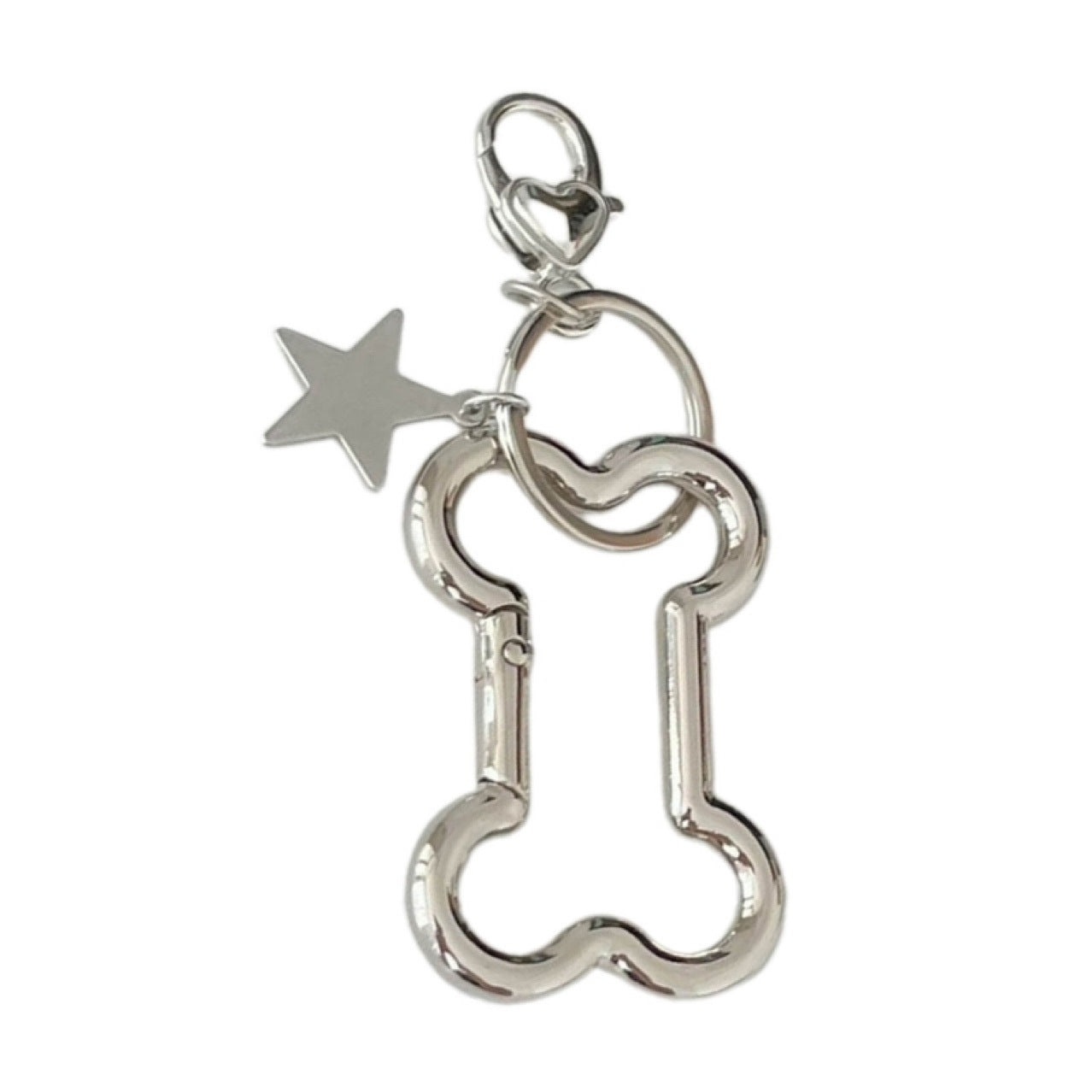 Bone Shape Keychain Bag Charm