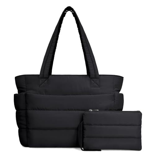 Quilted Puffer Tote Bag - Shopdayla Wholesale - #5426