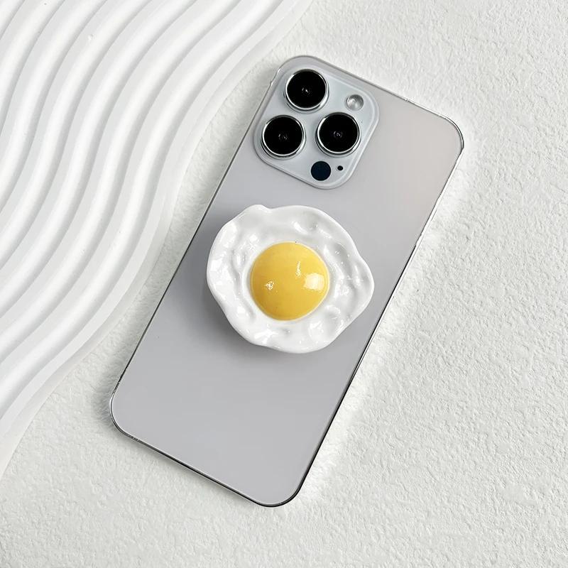 3D Fried Egg Phone Grip - Shopdayla Wholesale - #5522