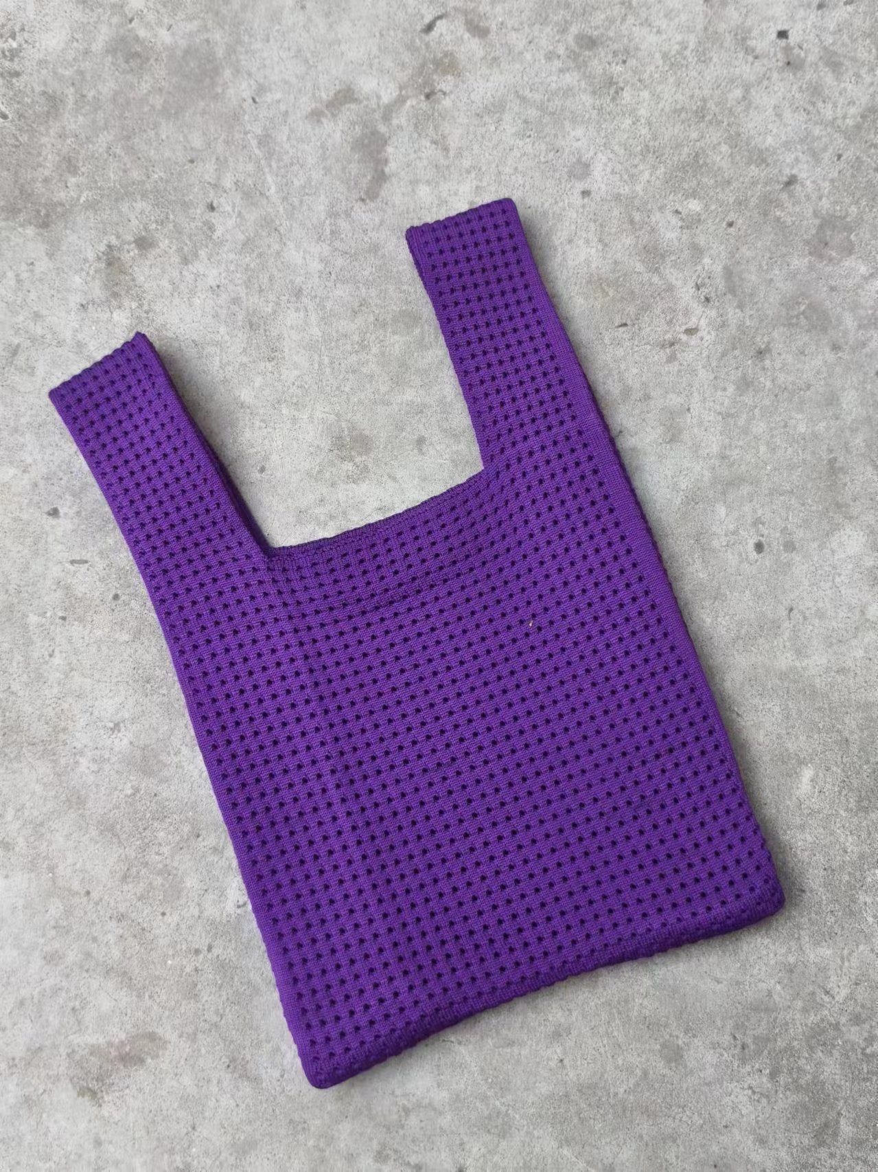 Hollow Out Knit Tote Bag - Shopdayla Wholesale - #9778