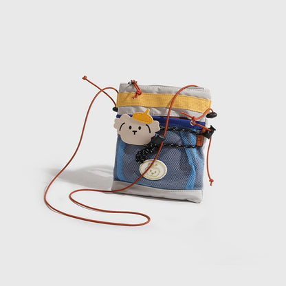 Dog Drawstring Crossbody Pouch
