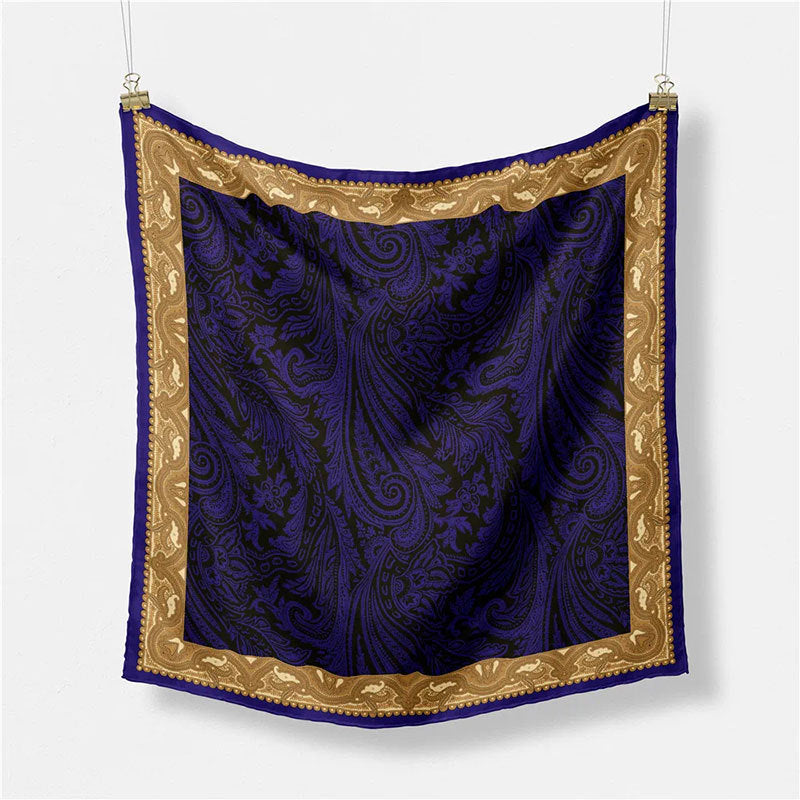 Vintage Paisley Print Square S - Shopdayla Wholesale - #1474