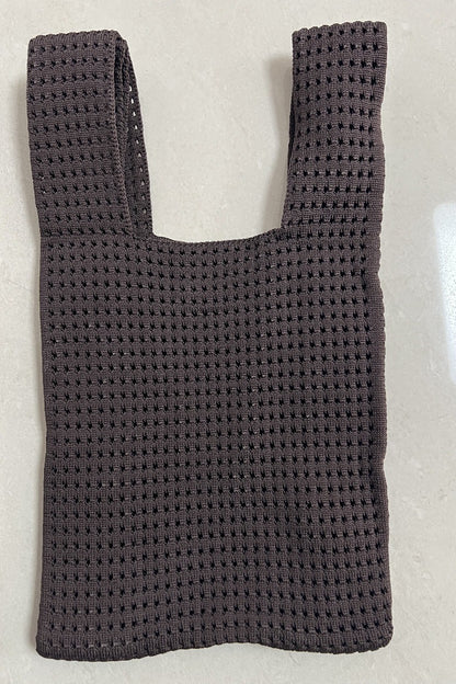 Hollow Out Knit Tote Bag - Shopdayla Wholesale - #4210