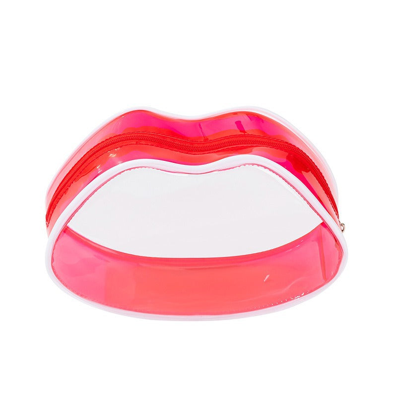 Red Lips Shaped Clear Makeup B - Shopdayla Wholesale - #9506
