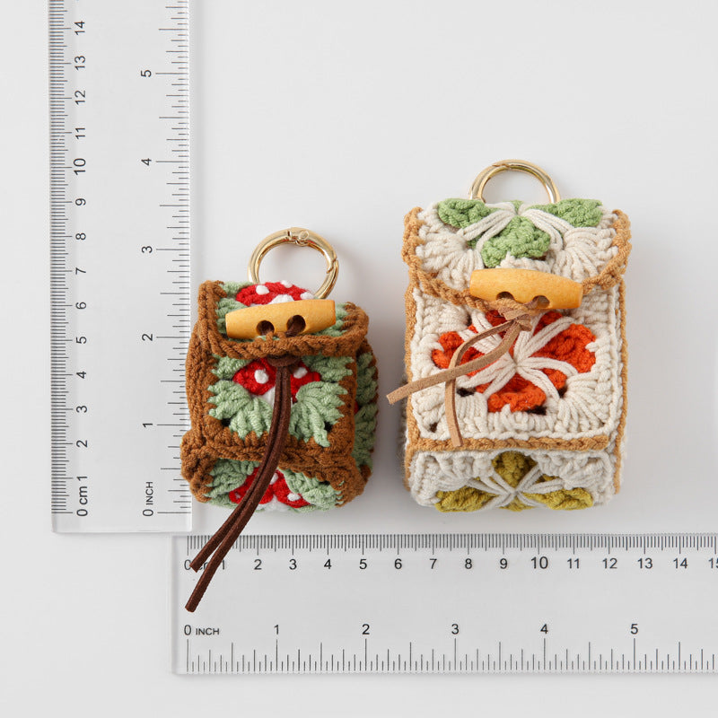 Crochet Mini Backpack Charm