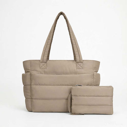 Quilted Puffer Tote Bag - Shopdayla Wholesale - #3282