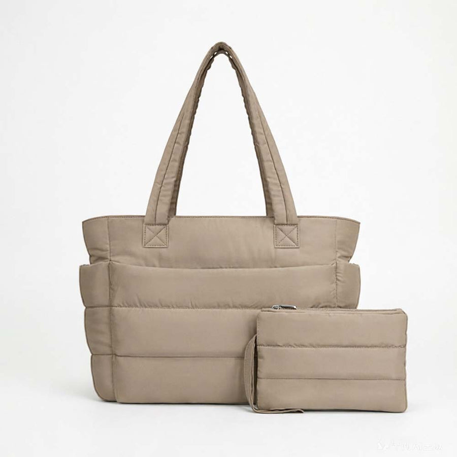 Quilted Puffer Tote Bag - Shopdayla Wholesale - #3282
