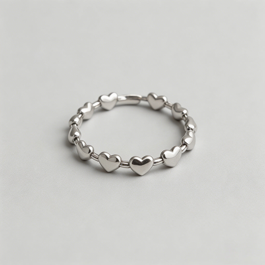 Silver Open Adjustable Ring - Shopdayla Wholesale - #9186