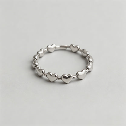 Silver Open Adjustable Ring - Shopdayla Wholesale - #9186