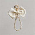 Pink Bow & Pearl Heart Bag Cha - Shopdayla Wholesale - #7282