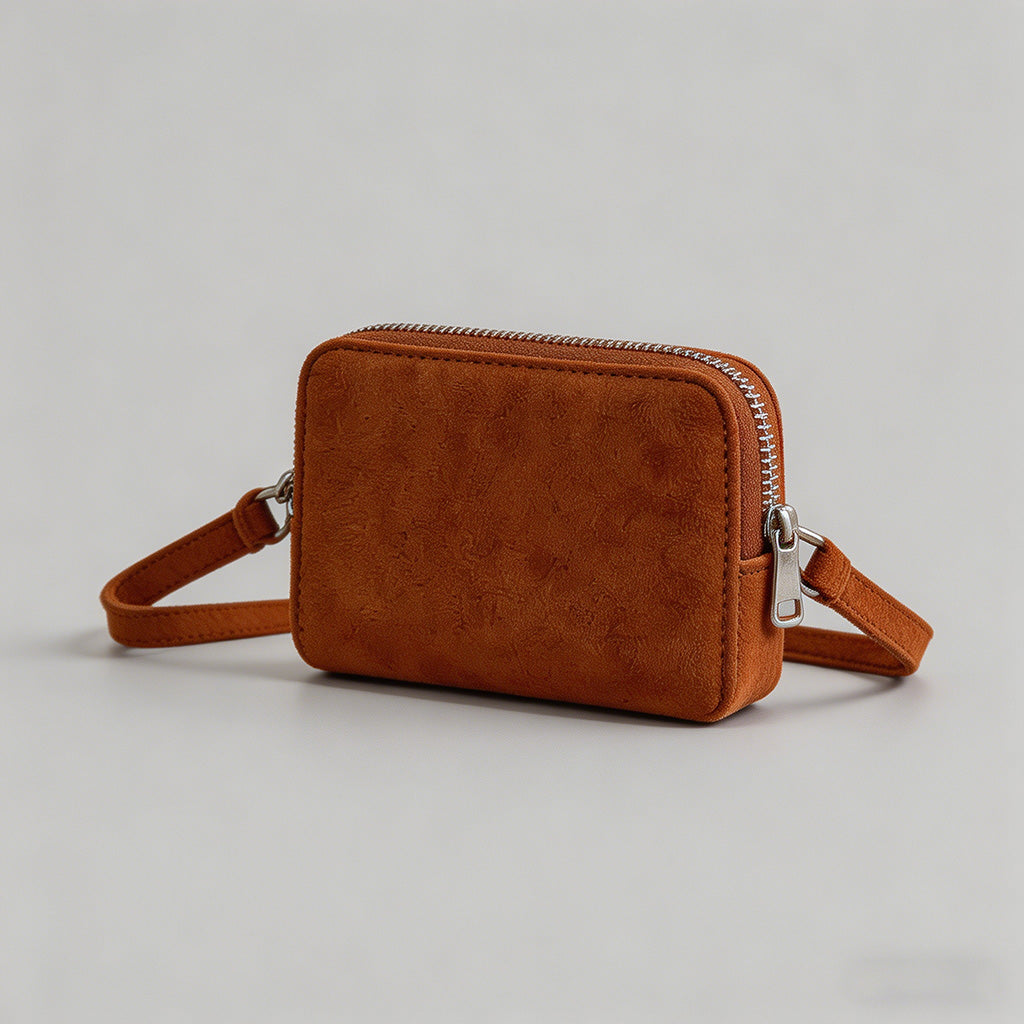Mini Suede Crossbody Bag - Shopdayla Wholesale - #0658