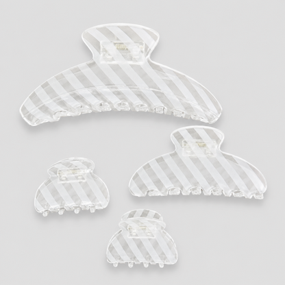 Striped Pattern Shark Clip