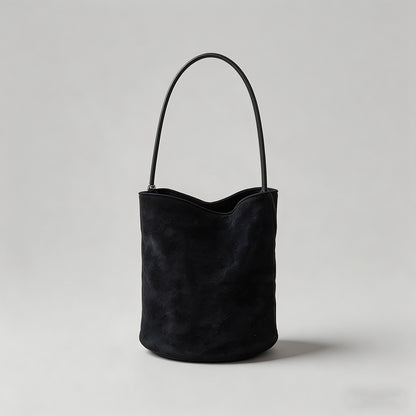 Faux Suede Mini Bucket Underar - Shopdayla Wholesale - #9586