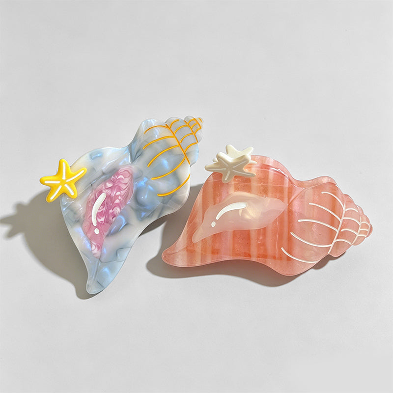 Whimsical Ocean Conch Shaped H - Shopdayla Wholesale - #4146