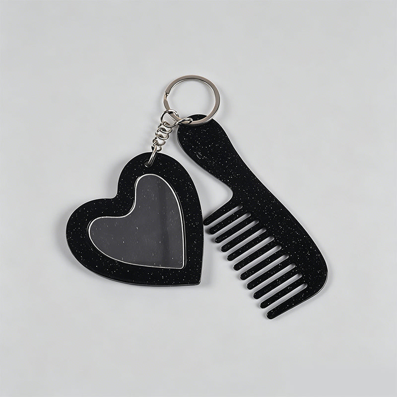 Vintage Glitter Heart‑Shaped A - Shopdayla Wholesale - #4786