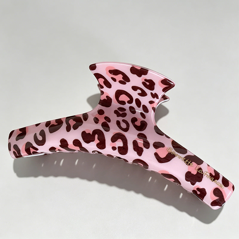 Sweet Cool Pink Leopard Bow Ha - Shopdayla Wholesale - #4098