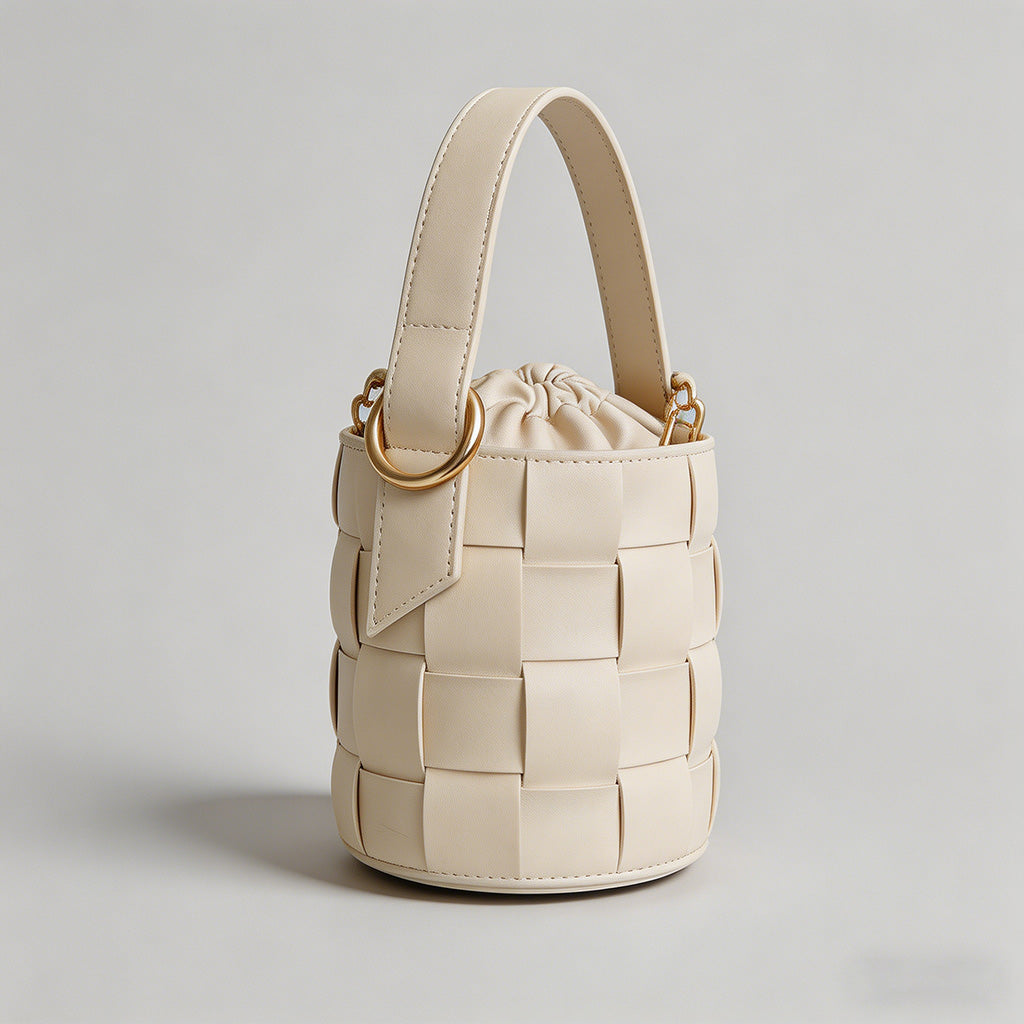 Woven Drawstring Bucket Crossb - Shopdayla Wholesale - #3666