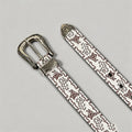 Retro Butterfly Print PU Belt - Shopdayla Wholesale - #5298
