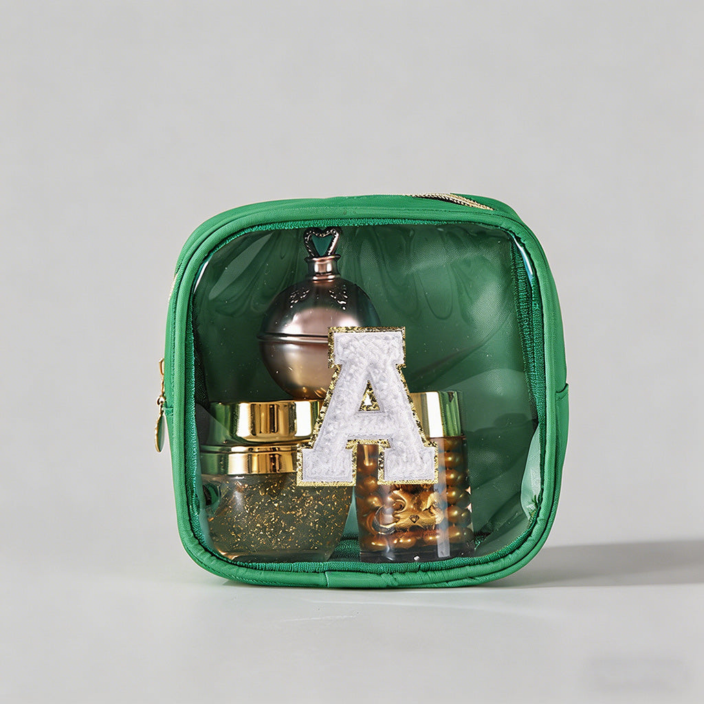 Square Clear Initial Travel Ca - Shopdayla Wholesale - #3314