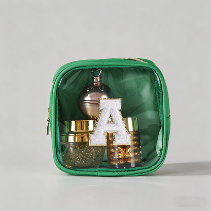 Square Clear Initial Travel Ca - Shopdayla Wholesale - #3314