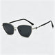 White-Silver Frame / Gray Lens / One Size
