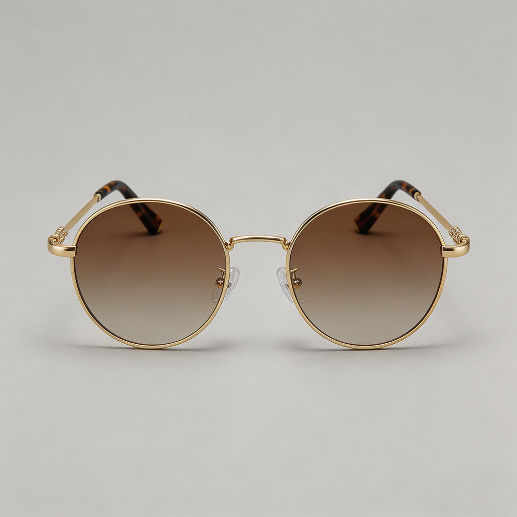 Round Metal Frame Sunglasses - Shopdayla Wholesale - #8098