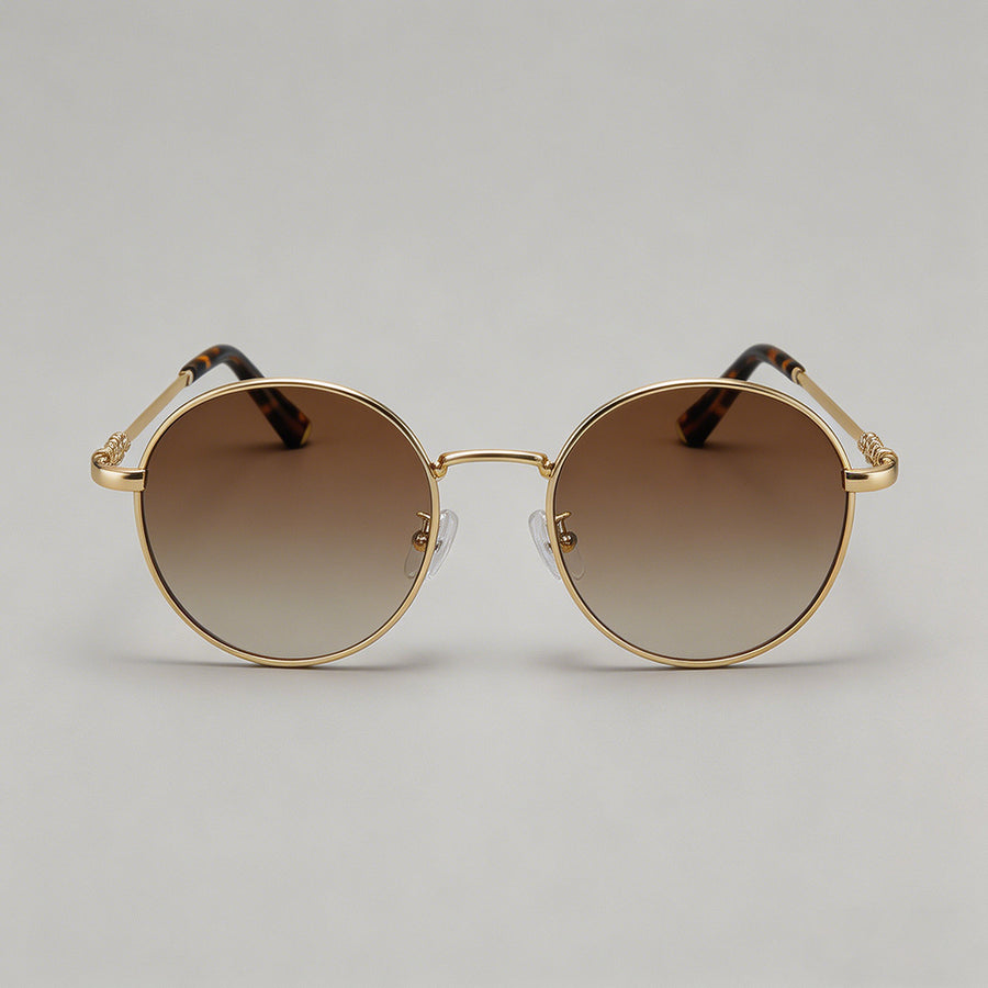 Round Metal Frame Sunglasses - Shopdayla Wholesale - #8098